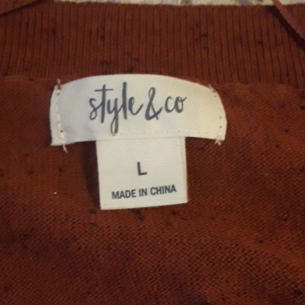 Long sleeve Style and Co shirt - Picture 4 of 5